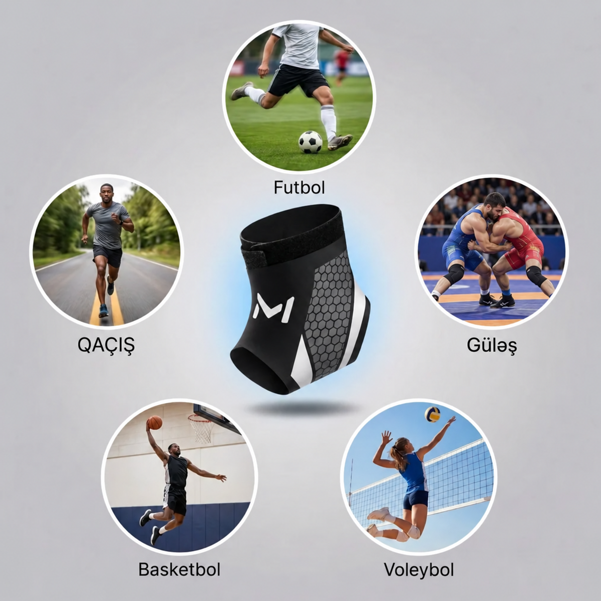 Bilək Fit™ MotionFlex Ayaq Biləyi Dəstəyi